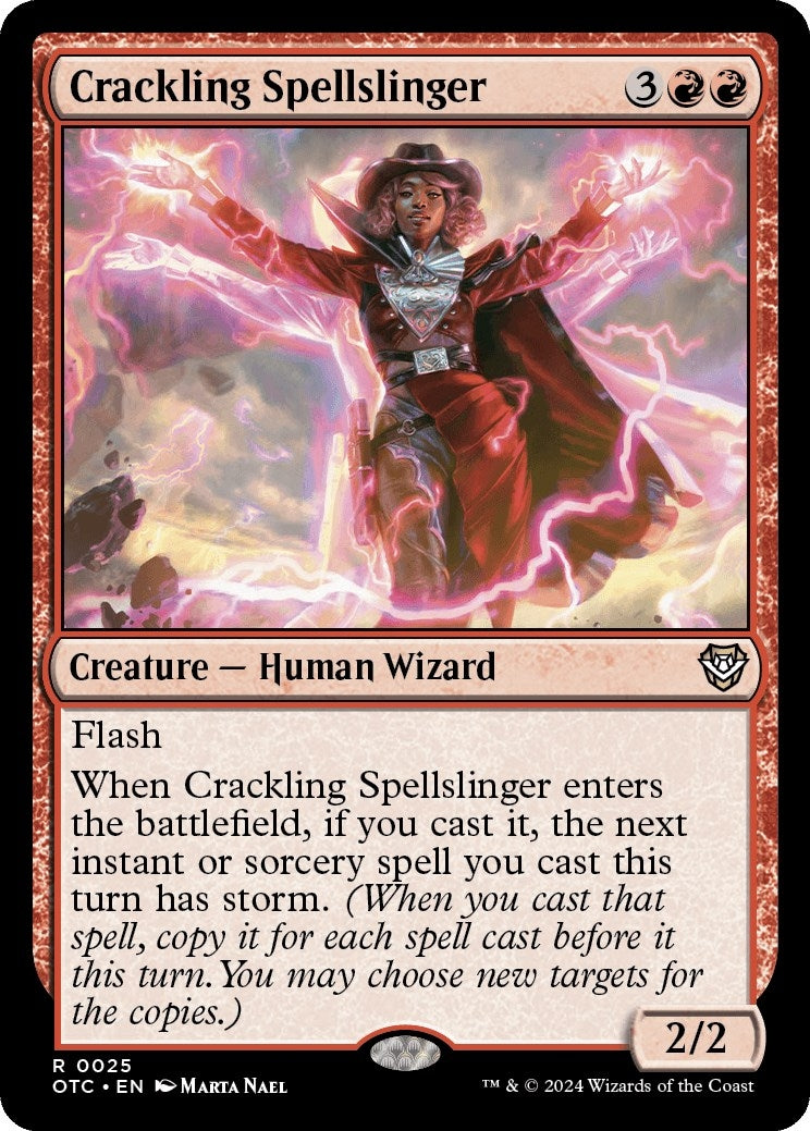Image for Crackling Spellslinger (25) - Magic: The Gathering