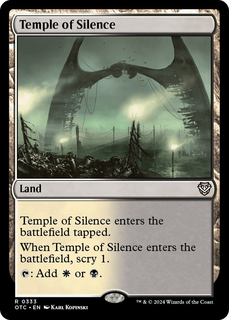 Image for Temple of Silence (333) - Magic: The Gathering