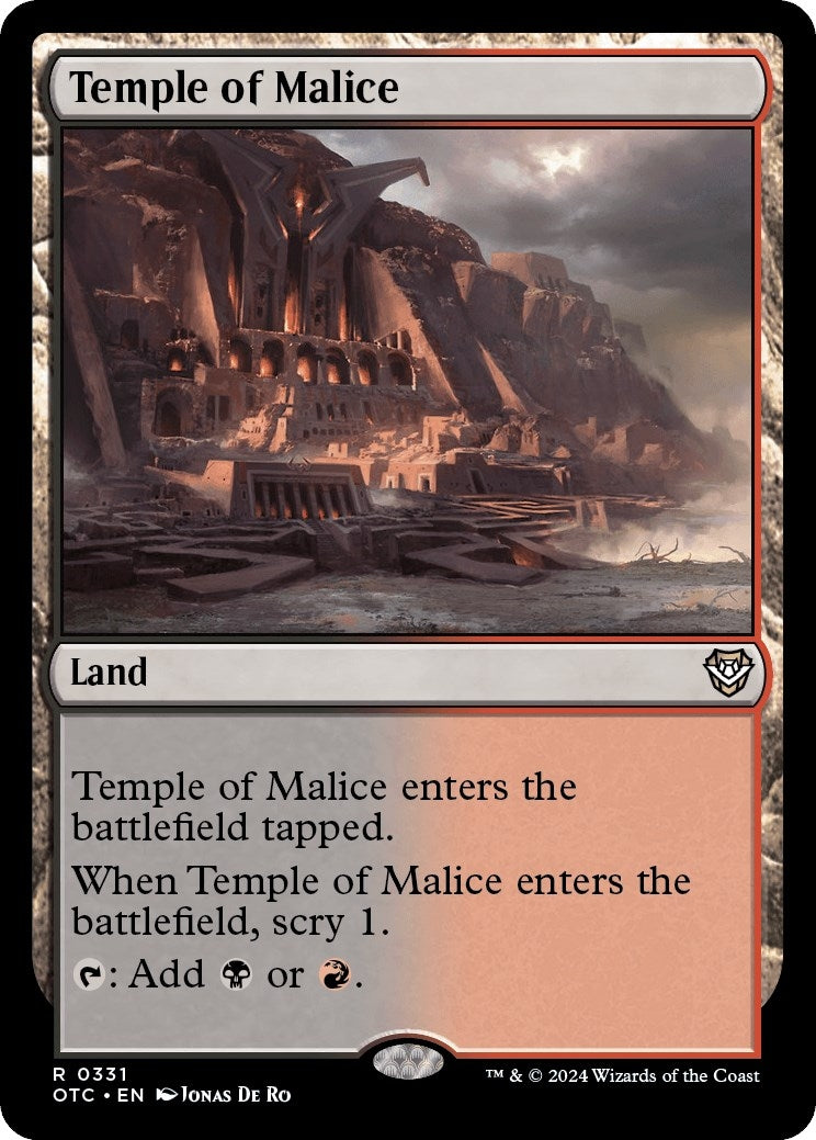 Image for Temple of Malice (331) - Magic: The Gathering