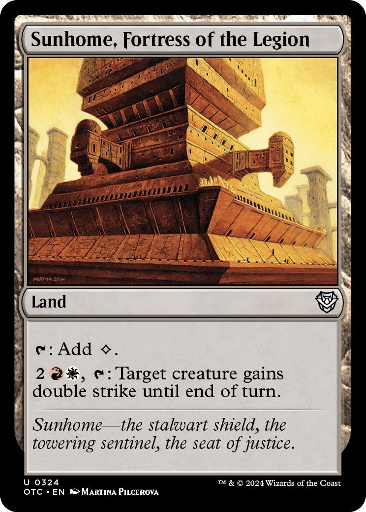 Image for Sunhome, Fortress of the Legion (324) - Magic: The Gathering