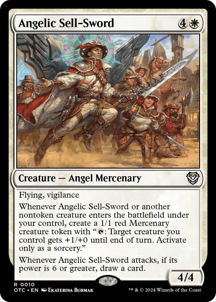Image for Angelic Sell-Sword (10) - Magic: The Gathering