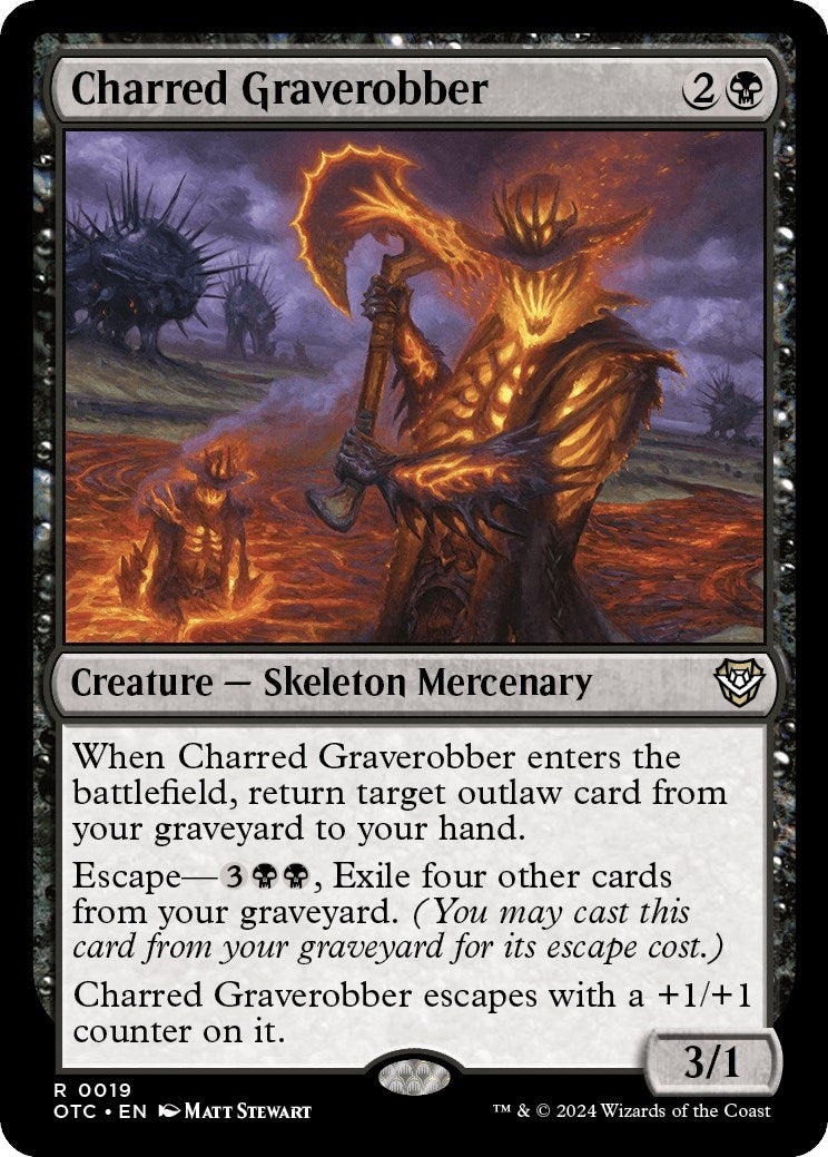Image for Charred Graverobber (19) - Magic: The Gathering