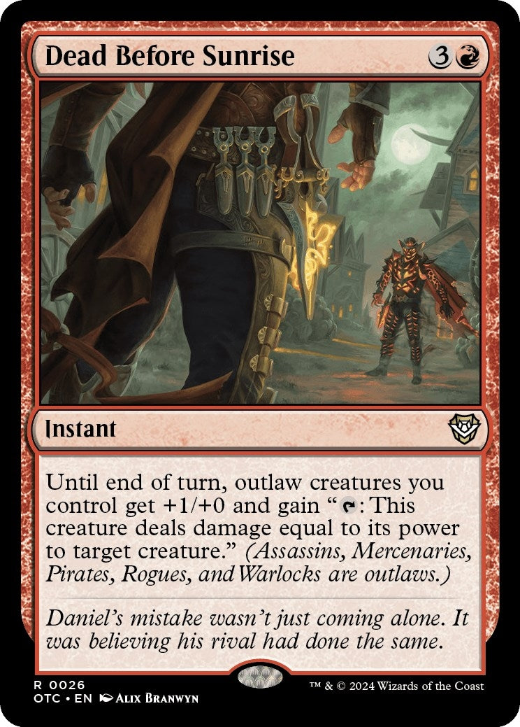 Image for Dead Before Sunrise (26) - Magic: The Gathering