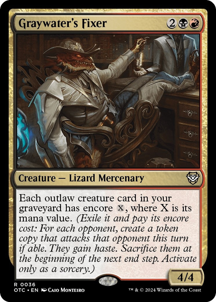 Image for Graywater's Fixer (36) - Magic: The Gathering
