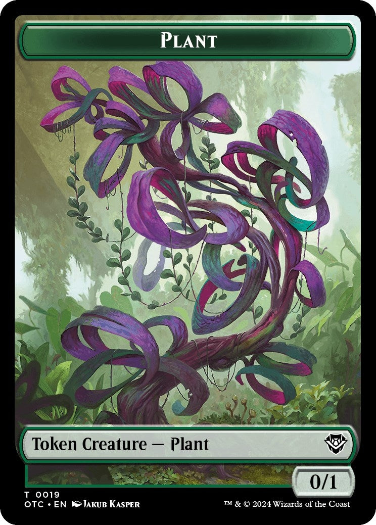 Image for Plant // Sand Warrior Double-Sided Token (19 // 23) - Magic: The Gathering