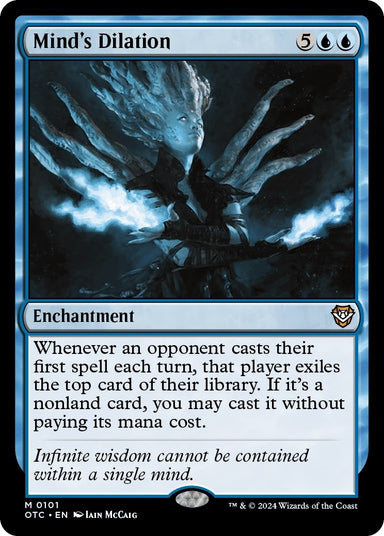 Image for Mind's Dilation (101) - Magic: The Gathering
