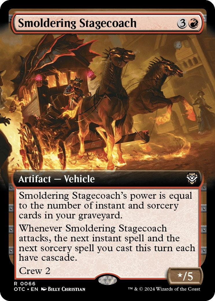 Image for Smoldering Stagecoach (Extended Art) (66) - Magic: The Gathering