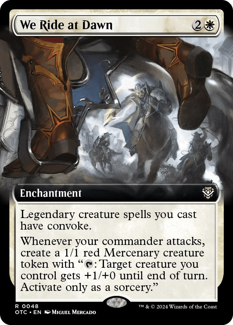 Image for We Ride at Dawn (Extended Art) (48) - Magic: The Gathering