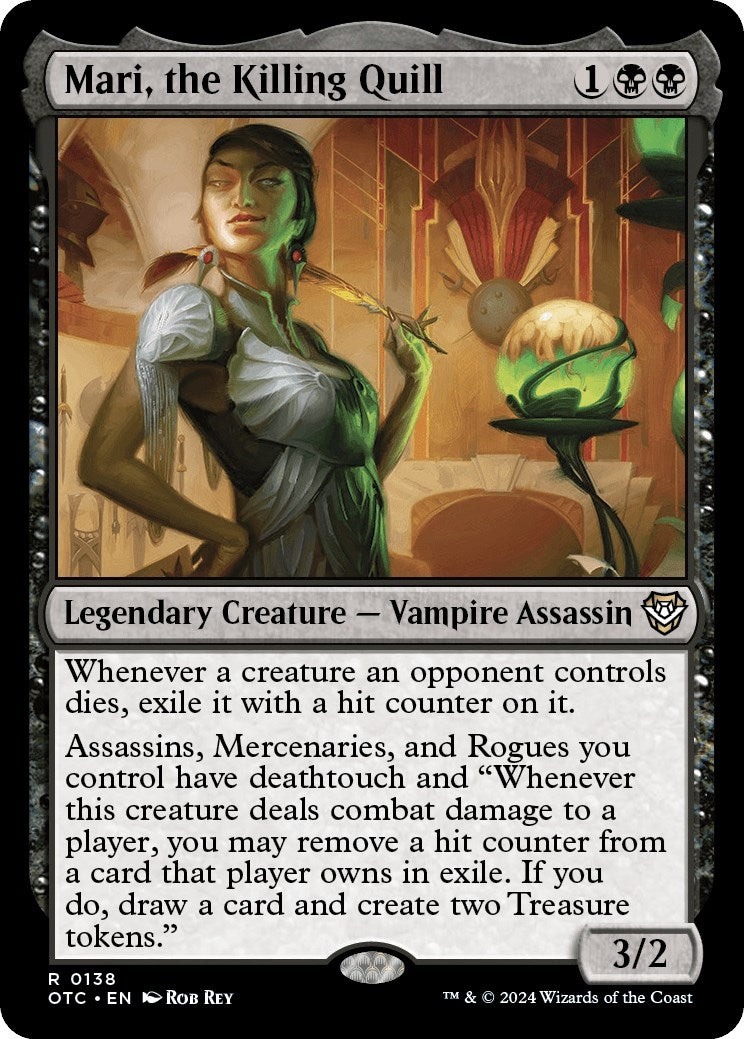 Image for Mari, the Killing Quill (138) - Magic: The Gathering