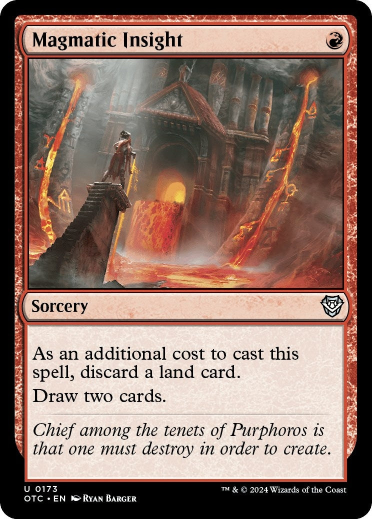 Image for Magmatic Insight (173) - Magic: The Gathering