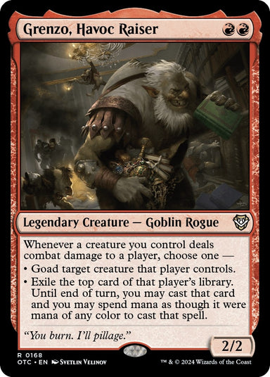Image for Grenzo, Havoc Raiser (168) - Magic: The Gathering