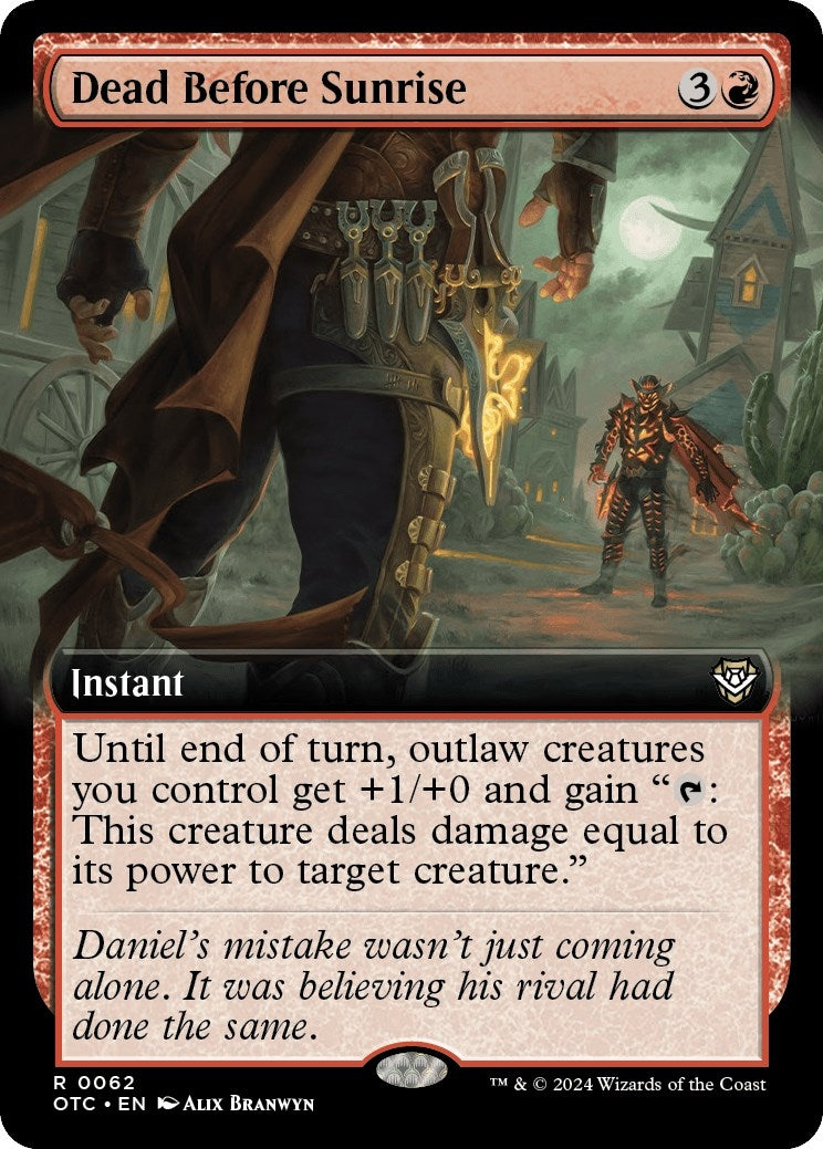 Image for Dead Before Sunrise (Extended Art) (62) - Magic: The Gathering