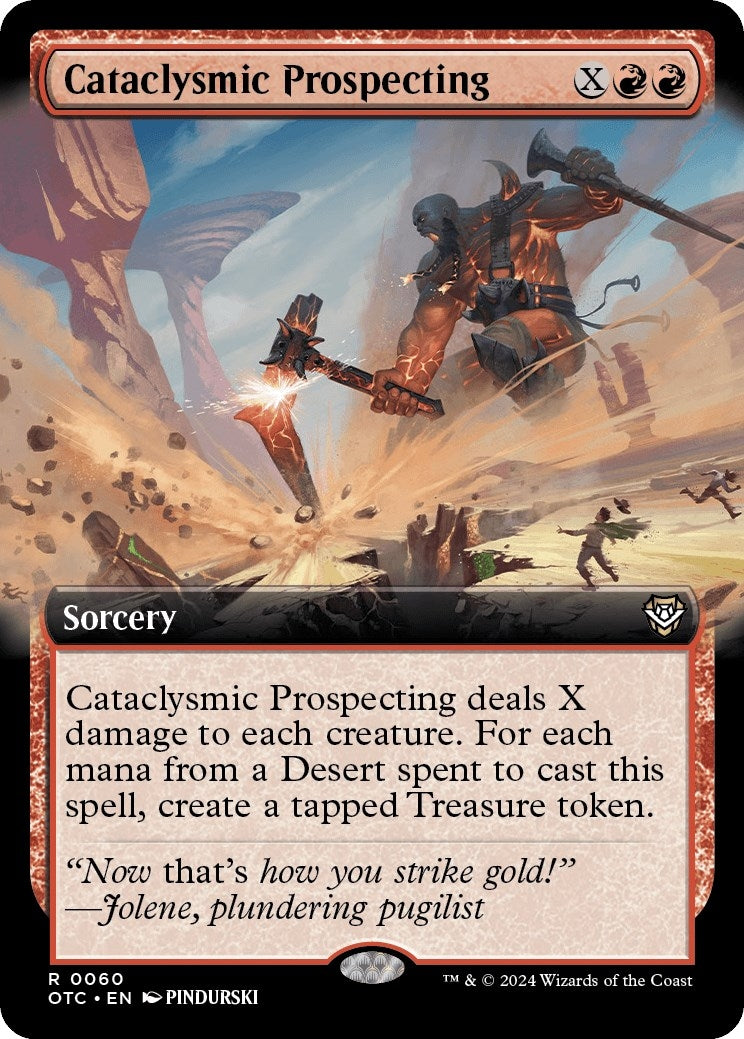 Image for Cataclysmic Prospecting (Extended Art) (60) - Magic: The Gathering