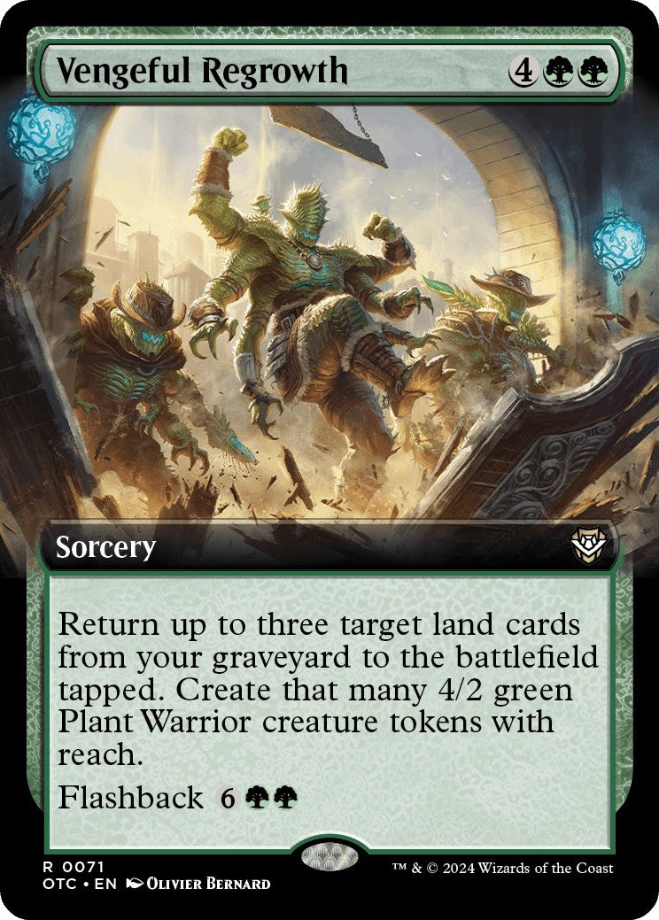 Image for Vengeful Regrowth (Extended Art) (71) - Magic: The Gathering