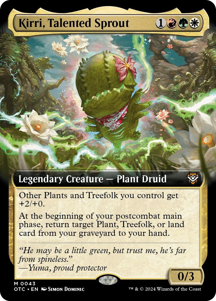 Image for Kirri, Talented Sprout (Extended Art) (43) - Magic: The Gathering