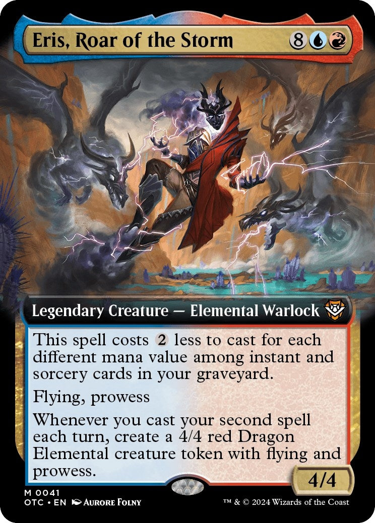 Image for Eris, Roar of the Storm (Extended Art) (41) - Magic: The Gathering