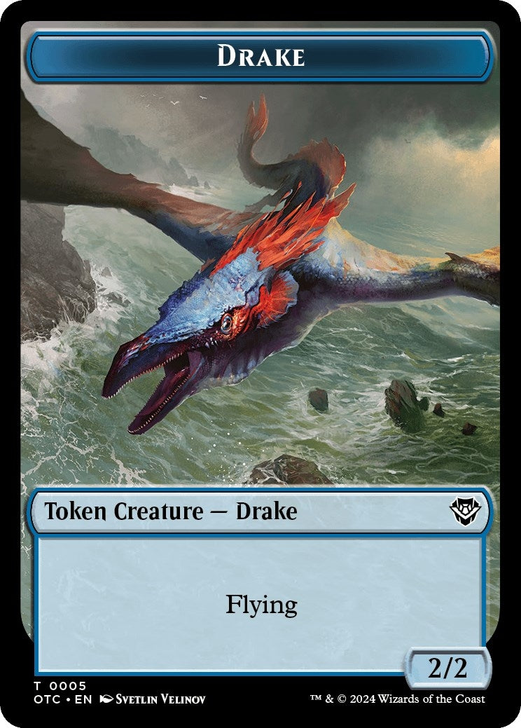 Image for Drake // Soldier (0026) Double-Sided Token (5 // 26) - Magic: The Gathering