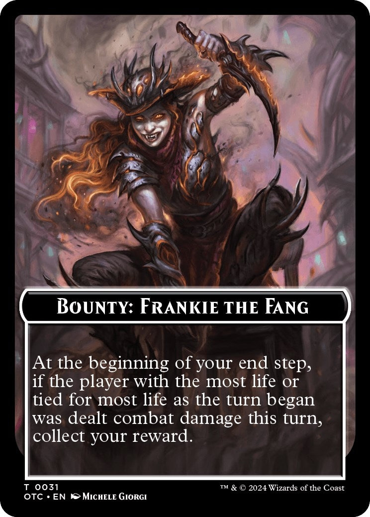 Image for Bounty: Frankie the Fang // Bounty Rules Double-Sided Token (31) - Magic: The Gathering