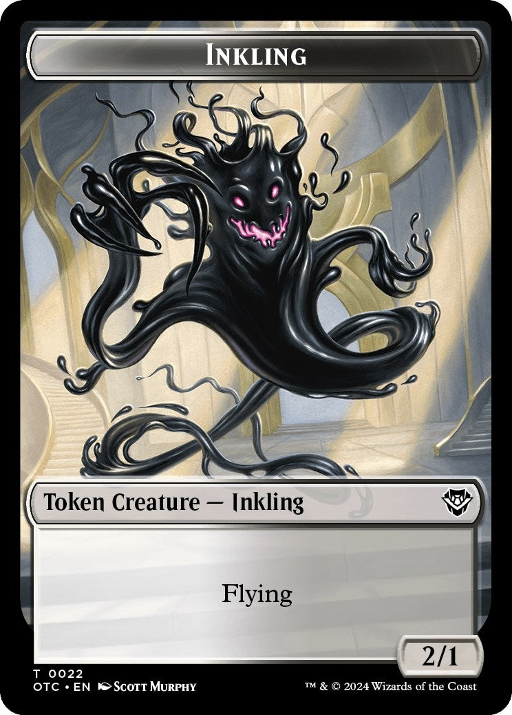 Image for Inkling // Treasure Double-Sided Token (22 // 18) - Magic: The Gathering