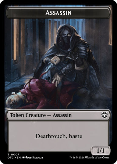 Image for Assassin // Food Double-Sided Token (7 // 25) - Magic: The Gathering