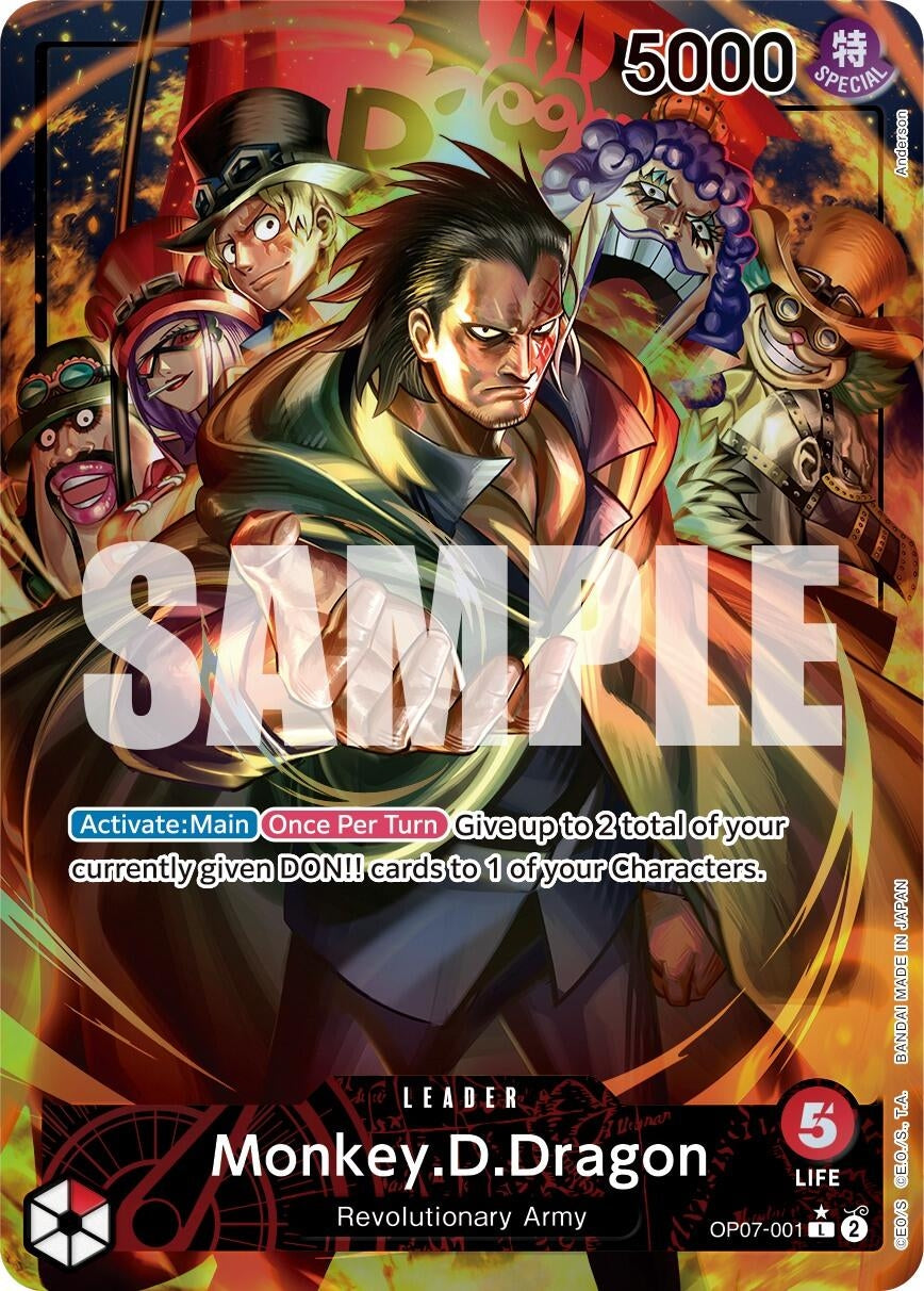 Image for Monkey.D.Dragon (001) (Parallel) (OP07-001) (500 Years in the Future) - One Piece Card Game