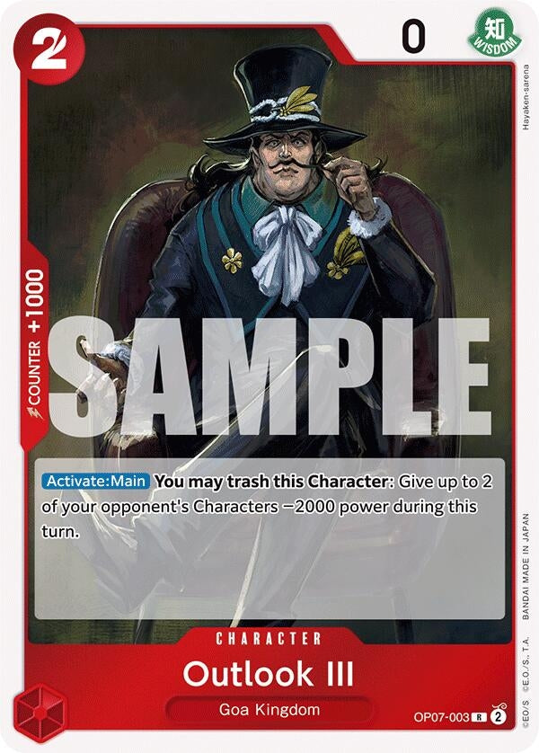 Image for Outlook III (OP07-003) (500 Years in the Future) - One Piece Card Game