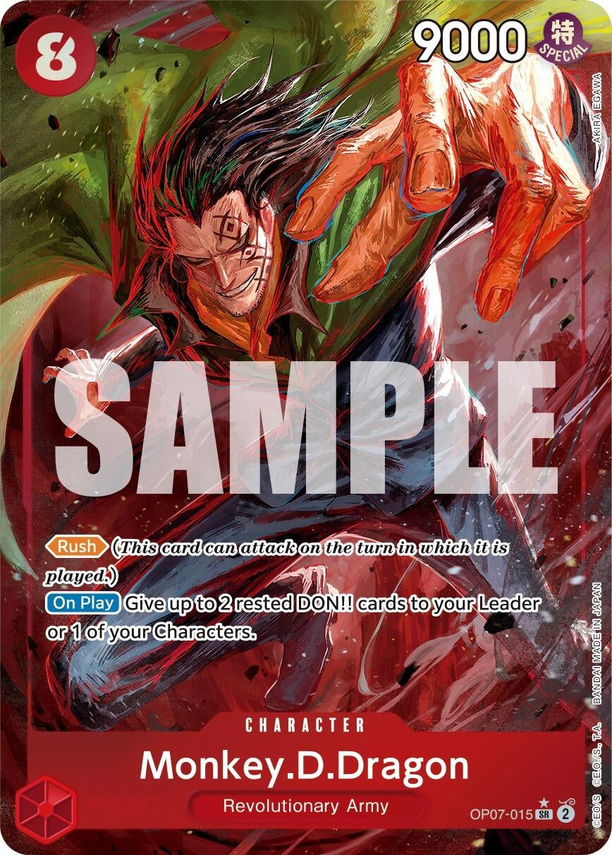 Image for Monkey.D.Dragon (015) (Parallel) (OP07-015) (500 Years in the Future) - One Piece Card Game