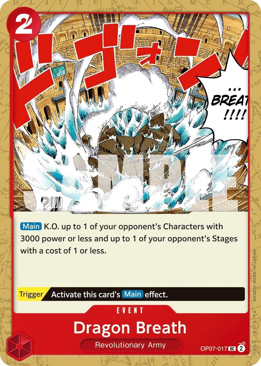 Image for Dragon Breath (OP07-017) (500 Years in the Future) - One Piece Card Game
