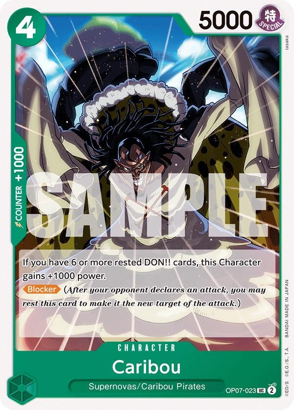 Image for Caribou (OP07-023) (500 Years in the Future) - One Piece Card Game