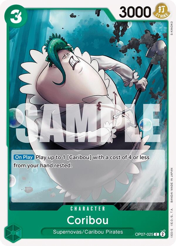 Image for Coribou (OP07-025) (500 Years in the Future) - One Piece Card Game