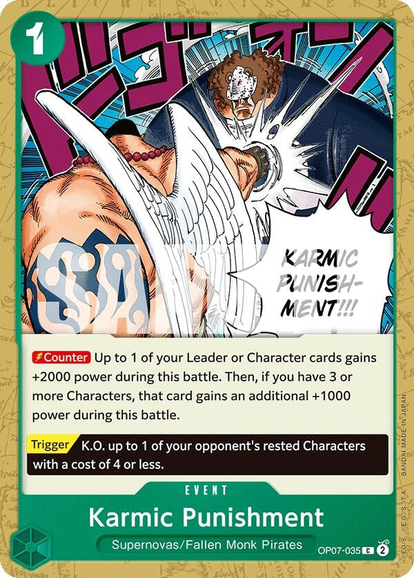 Image for Karmic Punishment (OP07-035) (500 Years in the Future) - One Piece Card Game