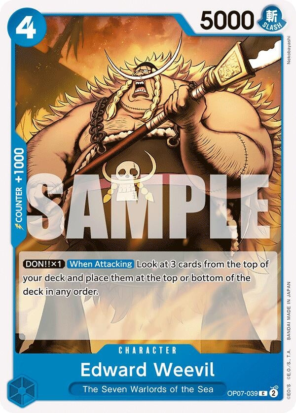 Image for Edward Weevil (OP07-039) (500 Years in the Future) - One Piece Card Game
