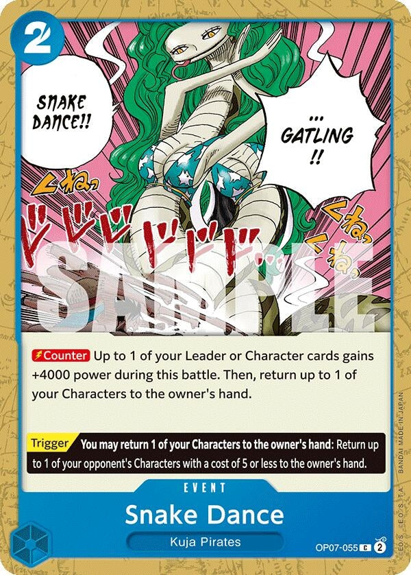 Image for Snake Dance (OP07-055) (500 Years in the Future) - One Piece Card Game