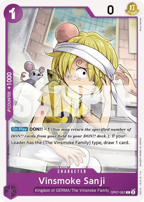 Image for Vinsmoke Sanji (OP07-061) (500 Years in the Future) - One Piece Card Game