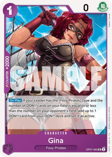 Image for Gina (OP07-065) (500 Years in the Future) - One Piece Card Game