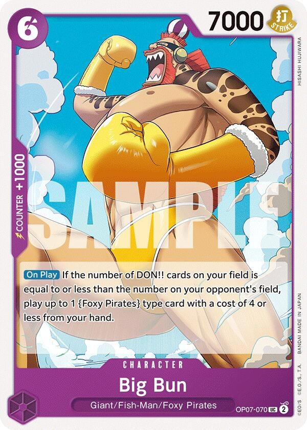 Image for Big Bun (OP07-070) (500 Years in the Future) - One Piece Card Game