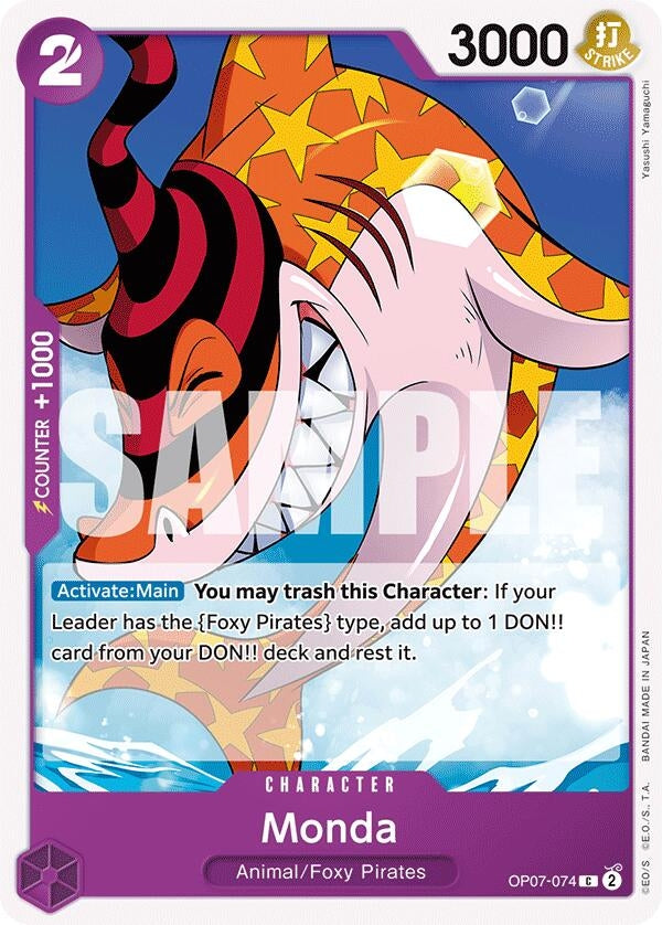 Image for Monda (OP07-074) (500 Years in the Future) - One Piece Card Game