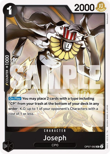 Image for Joseph (OP07-092) (500 Years in the Future) - One Piece Card Game