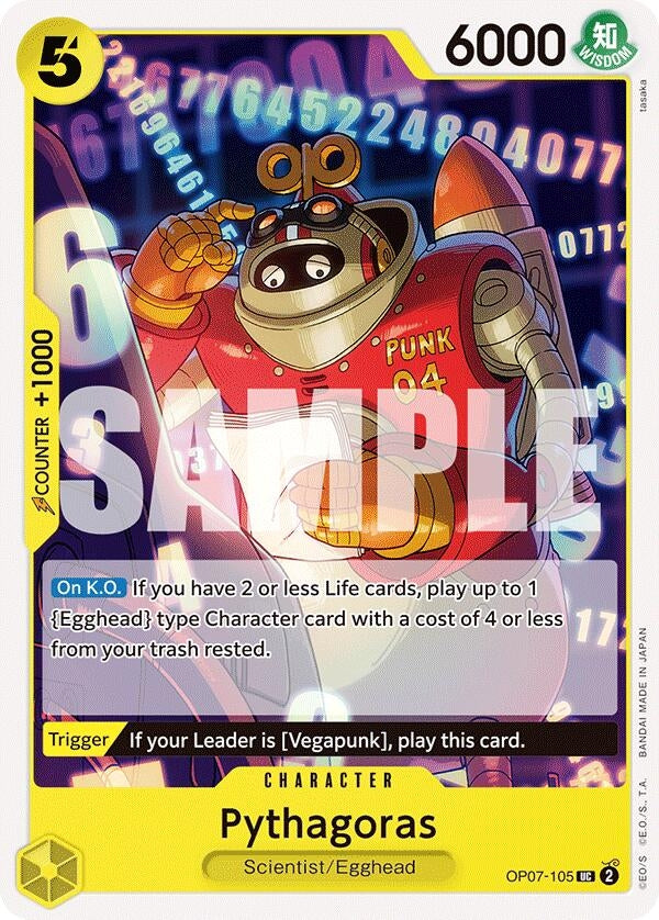 Image for Pythagoras (OP07-105) (500 Years in the Future) - One Piece Card Game