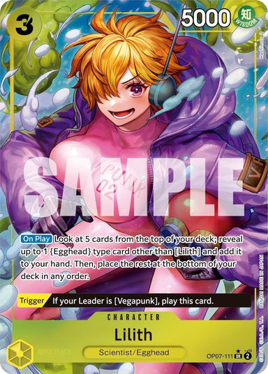 Image for Lilith (Parallel) (OP07-111) (500 Years in the Future) - One Piece Card Game