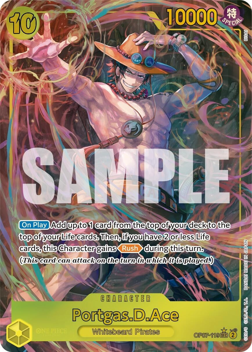 Image for Portgas.D.Ace (119) (Parallel) (OP07-119) (500 Years in the Future) - One Piece Card Game