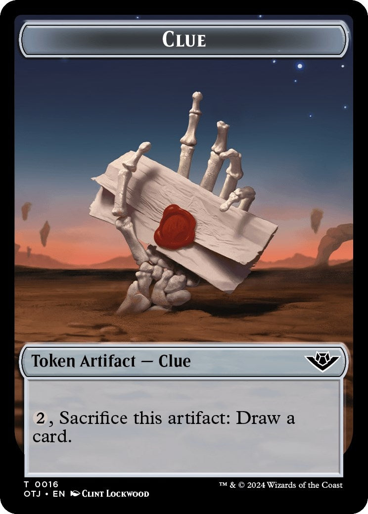 Image for Clue Token (16) (Outlaws of Thunder Junction) (OTJ) - Magic: The Gathering