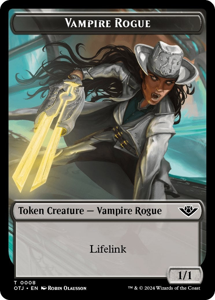 Image for Vampire Rogue Token (8) (Outlaws of Thunder Junction) (OTJ) - Magic: The Gathering