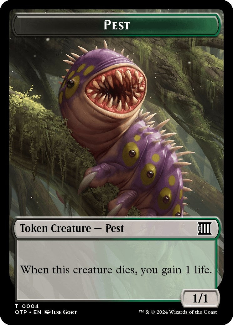 Image for Pest Token (4) (Outlaws of Thunder Junction: Breaking News) (OTP) - Magic: The Gathering