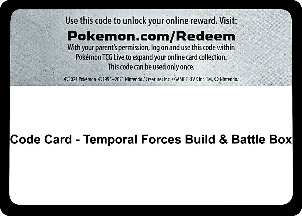 Image for Code Card - Temporal Forces Build & Battle Box (SV05: Temporal Forces) (TEF) - Pokemon