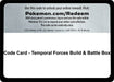 Image for Code Card - Temporal Forces Build & Battle Box (SV05: Temporal Forces) (TEF) - Pokemon