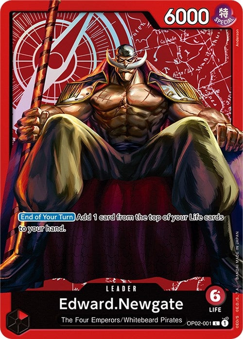 Edward.Newgate (Special Goods Set -Former Four Emperors-) (OP02-001) (One Piece Promotion Cards)