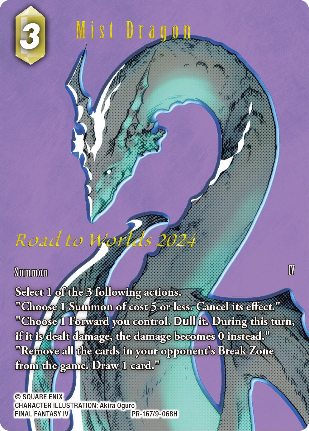 Image for Mist Dragon (Road to Worlds 2024) (PR-167/9-068H) (FF: Promo Cards) (PR) - Final Fantasy TCG