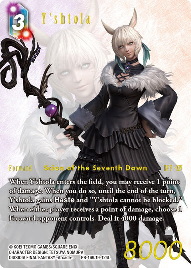 Image for Y'shtola (PR-169) (PR-169/19-124L) (FF: Promo Cards) (PR) - Final Fantasy TCG