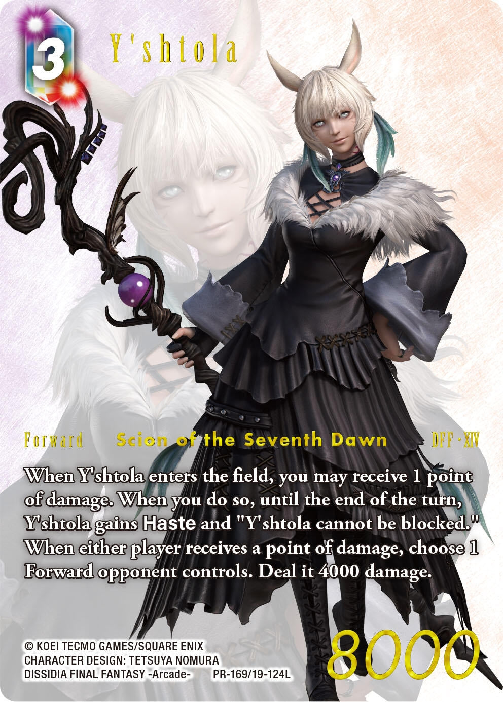 Image for Y'shtola (PR-169) (PR-169/19-124L) (FF: Promo Cards) (PR) - Final Fantasy TCG